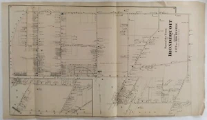 1872 NY Original Atlas Map Village Irondequoit   Monroe County - Picture 1 of 1