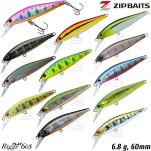 Zip Baits Rigge Flat 60S  6.8 g, 60 mm Sinking Trout Minnow - Picture 1 of 12