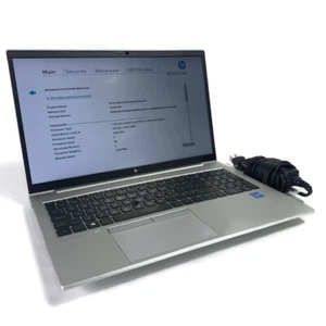 HP EliteBook 850 G8 15.6" Quad Core i5-1145G7 2.6GHz 16GB 256GB NVMe SSD -Win 11 - Picture 1 of 21