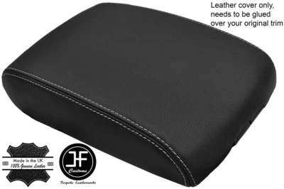 FUNDA REPOSABRAZOS DE CUERO REAL PUNTADA GRIS SE ADAPTA A INFINITI QX70 FX35 FX50 FX37 09-17 Foto 1 de 3