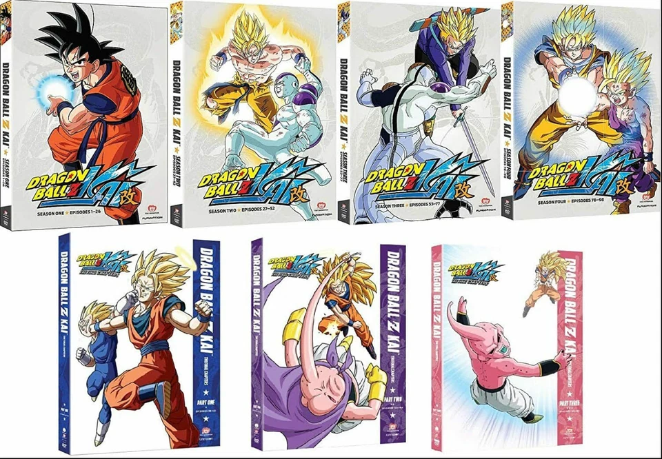DRAGON BALL Z KAI Complete DVD Series Seasons 1-7 USA NEW Region 1 Free Ship Foto 1 de 1