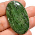 Natural Ruby Zoisite Oval Cabochon Drilled Gemstone 47.5 Ct. 40X23X4 mm A-23771