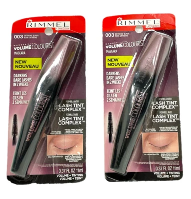 Rimmel Volume Colorist Mascara (003 Extreme Black) (0.37fl/11ml) You Pick Lot - Image 1 of 2