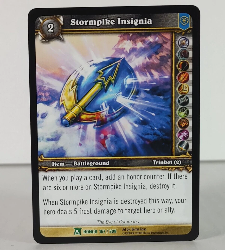 Stormpike Insignia - Fields of Honor - 167/208 - WoW TCG - Uncommon - Image 1 of 1