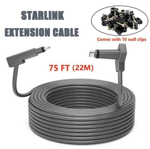 75ft Replacement Cable for Starlink Rectangular Satellite V2 75ft(22.86m) - Picture 1 of 8