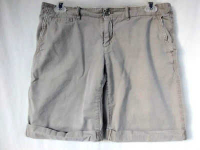 Pantalones Cortos Chinos Gap Mujer Talla 10 Marrón Tostado Puño Elastizados Caminar Cortos Foto 1 de 4