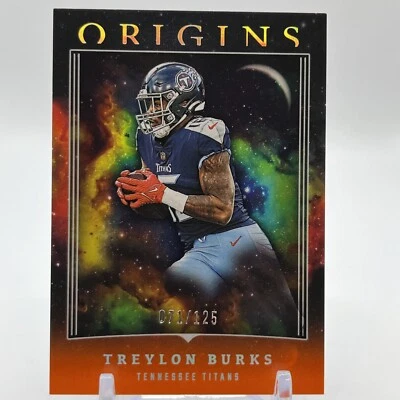 2023 Panini Origins Treylon Burks Orange 80/125 no.96 Titans - Image 1 of 2
