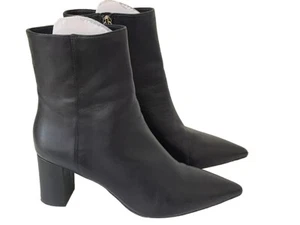 J.Crew Heels SOFT Black Leather Pointy Toe Sadie Boot Black AB129 Women’s Size 9 - Picture 1 of 15