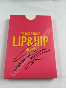 [USA BASED] Hyuna PROMO SIGNED ALBUM Thanx Single Lip & Hip CD Rare OOP PC - Picture 1 of 6
