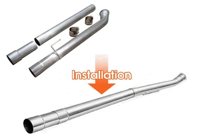 Diesel Turbo Exhaust 4" Pipe for 2019-2024 Dodge RAM 2500 3500 CUMMINS 6.7L L6 Foto 1 de 4