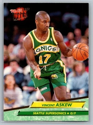 1992-93 Ultra #360 Vincent Askew - Image 1 of 2