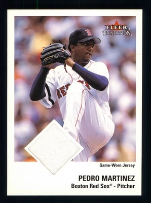 2003 Fleer Tradition #NNO Pedro Martinez Game-Used - Image 1 of 2