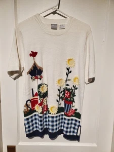 NWOT Blair Knitted Short Sleeve Sweater SZ Med (27) - Picture 1 of 3