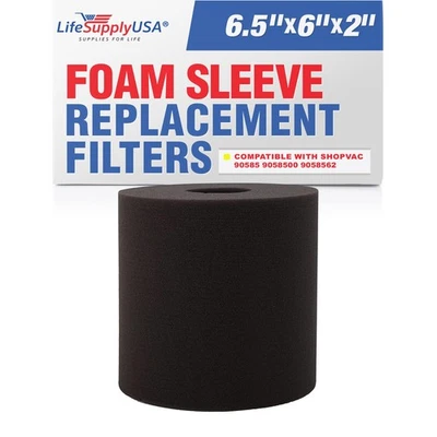 Repuesto filtro de vacío húmedo/seco funda de espuma compatible con ShopVac 90585 9... Foto 1 de 4
