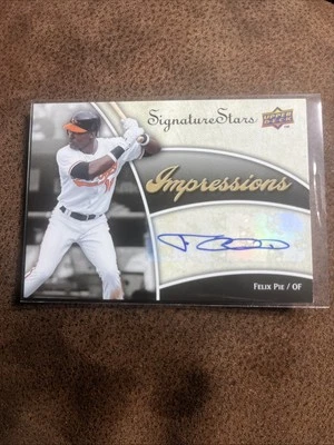 2009 Upper Deck Signature Stars Impressions Auto Felix Pie #IMP-PI Auto (PWE) - Imagem 1 de 2