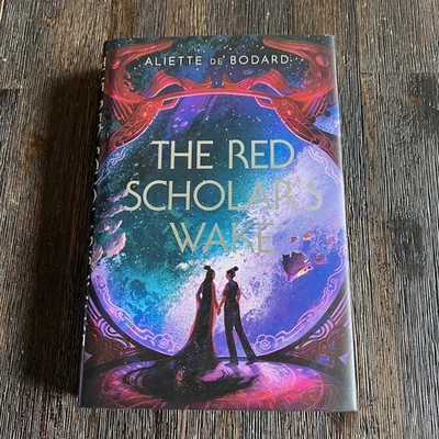 The Red Scholar's Wake Signed 1st Edition Aliette de Bodard 2022 Sprayed Edges - Image 1 of 4