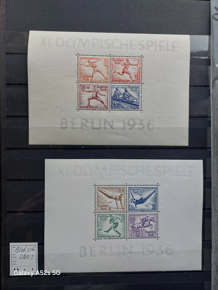 (746) GERMANY - REICH - nr. block 5 + 6 - MNH - Image 1 of 1