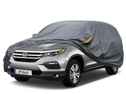 For Honda Pilot 2008-2025 Waterproof Car Cover 16 Layers All Weather with Zipper Foto 1 de 4