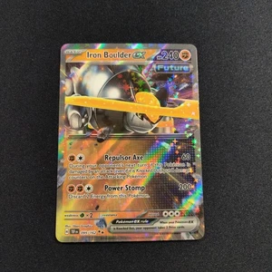 Iron Boulder ex 099/162 SV05: Temporal Forces Holo Pokemon Tcg Card Near Mint  - Picture 1 of 2