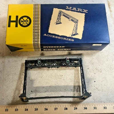 Marx HO 7434 Overhead Block Signal from 1960s - MINT Never Used!  (C) - Image 1 of 4
