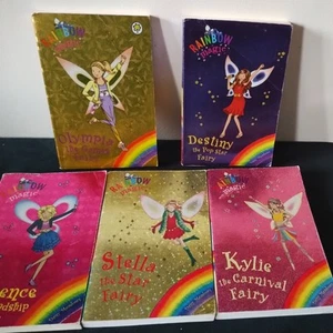 Rainbow Magic-5 Books/Bundle/Set/Daisy Meadows/Fairies/Magic/Children/Girls - Picture 1 of 12
