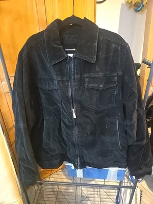 Chaqueta Pesada De Pana Quiksilver Años 90 De Colección Talla L Negra Forrada de Vellón Cremallera Completa Foto 1 de 3