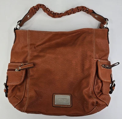 Nuevo Bolso de Hombro Rosetti Convertible Hobo Marrón Imitación Cuero con Paraguas Foto 1 de 4