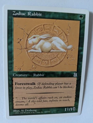 Zodiac Rabbit Portal 3K MTG NM Free shipping with tracking - Image 1 of 2