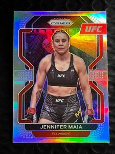 2022 Panini Prizm UFC Jennifer Maia Silver Prizm #165 Flyweight - Picture 1 of 2