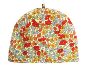Liberty of London Tea Cozy Floral Vintage Cotton Colorful English Teapot Cover - Picture 1 of 7