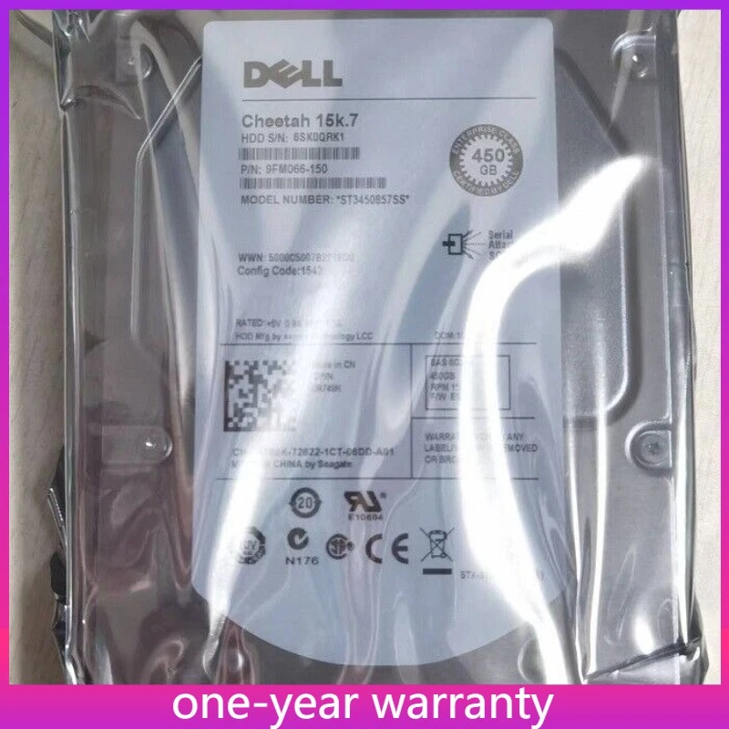 Dell 0R749K R749K ST3450857SS 450GB 6G 15K 3.5 " SAS 9FM066-150 HDD HARD DRIVE - Image 1 of 4