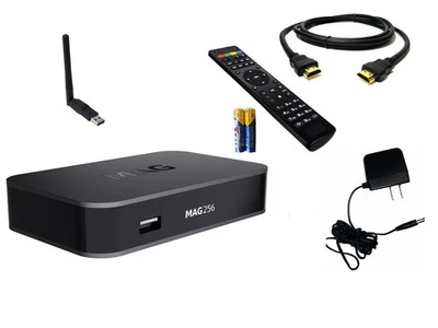 NEW Infomir Mag256 w/ USB Wi-Fi Adapter - OPEN BOX - Image 1 of 4