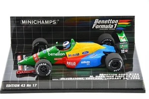 F1 BENETTON B188 #19 M.Hakkinen First F1 Test 1990 1/43 MINICHAMPS 400890219 - Picture 1 of 5