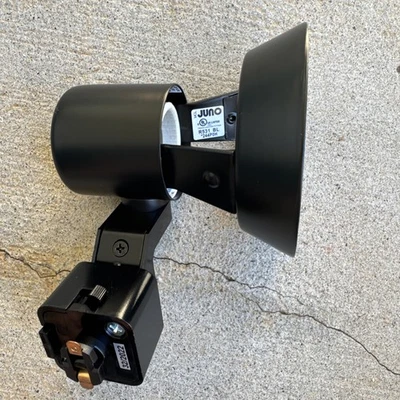 Juno 50-Watt Flare Black Track Lighting