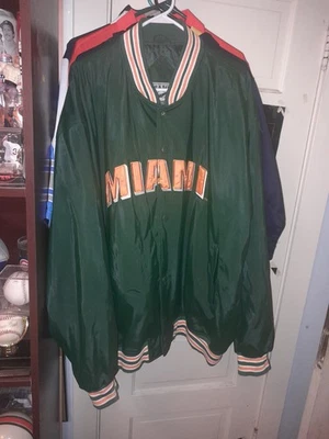 VINTAGE UNIVERSITY MIAMI HURRICANES Jacket  XXXL 3XL - Image 1 of 4