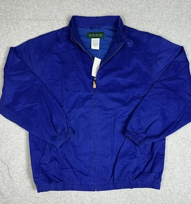 Outer Banks Jacket Mens 2XL Blue Cotton Bi Swing Golf Zip Pockets Hong Kong - Изображение 1 из 4