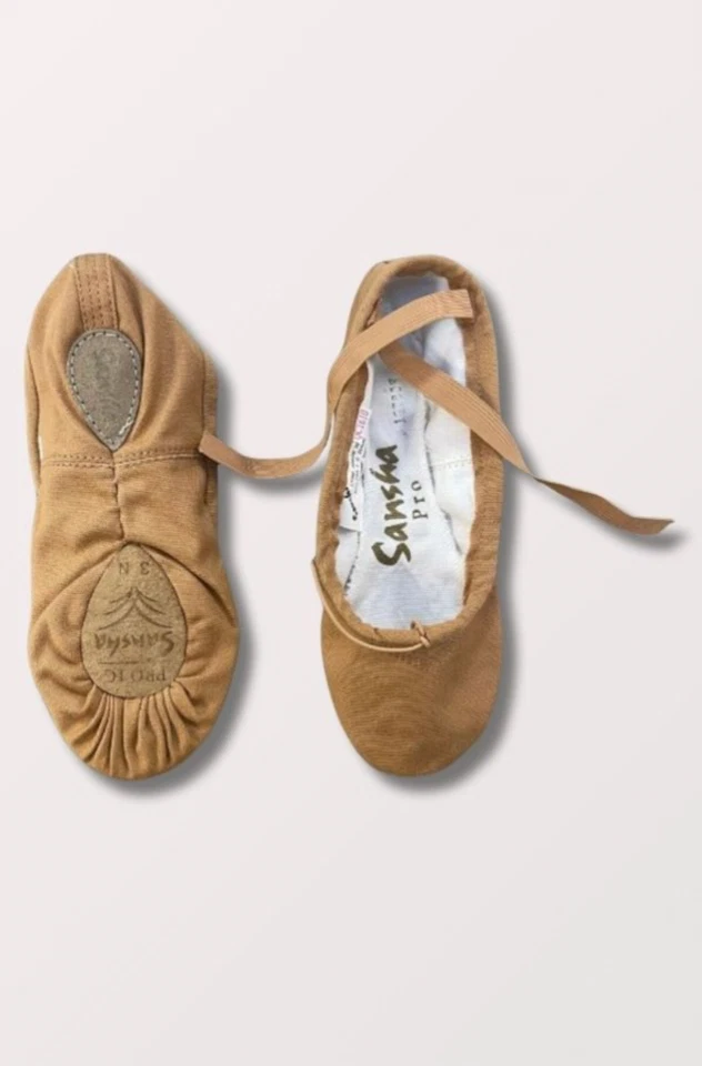 НОВЫЕ балетные туфли Sansha Pro1C из плоти — несколько размеров - Изображение 1 из 1