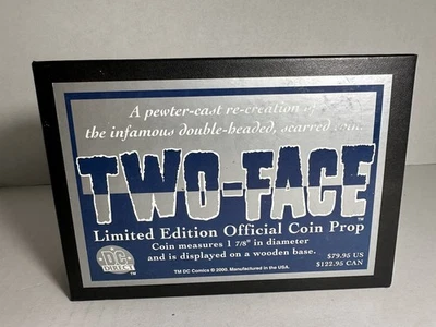 Moneda Oficial Dos Caras DC Direct Batman Edición Limitada Doble Cabeza Foto 1 de 3