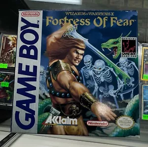 Wizards & Warriors X Fortress Of Fear Nintendo Game Boy *Box Only* No Game T14 - Picture 1 of 6
