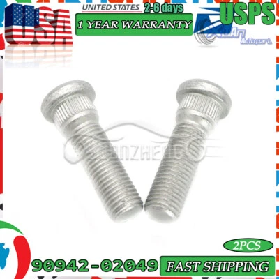 Perno de cubo de perno de rueda PARA LEXUS ES250 TOYOTA CAMRY COROLLA SCION 90942-02049 Foto 1 de 4