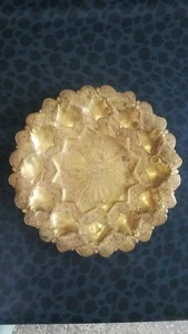 Antique Unique ancient copper plate . primitive handmade - Picture 1 of 12