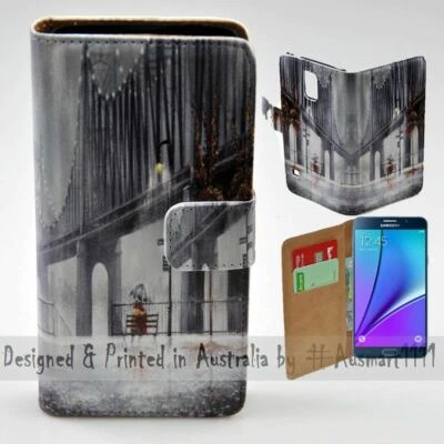 For Samsung Galaxy Note Series - Rain Over Bridge Print Mobile Phone Case Cover - image 1 of 3