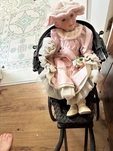 vintage doll and pram - Picture 1 of 2