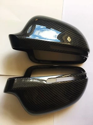 Repuesto de tapas de espejo de ala de fibra de carbono para Audi A5 S5 2008-2009 para fabricante de equipos originales - Imagen 1 de 4