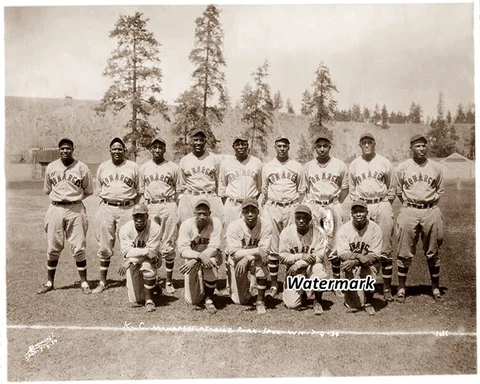 1934 Negro Baseball League Kansas City Monarchs Team Picture 8 X 10 Photo  Pic Cover