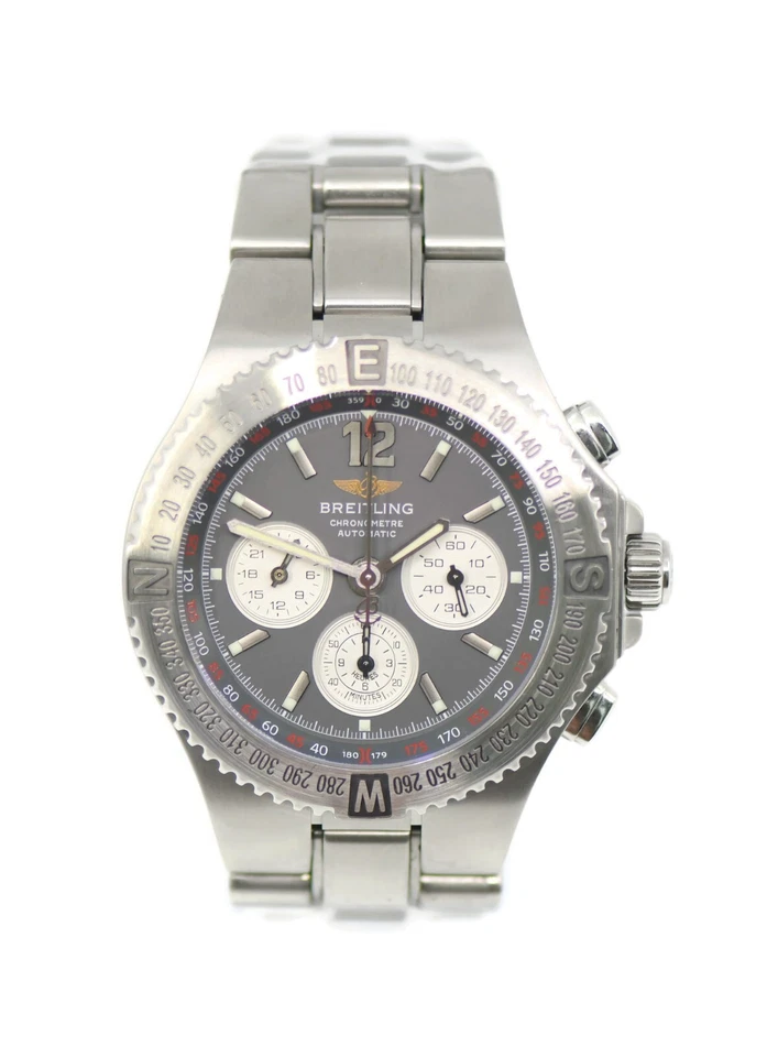 Breitling Hercules Chronograph Stainless Steel Watch A39362 - Image 1 of 4