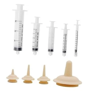 5PCS Pet Feeding Syring, 1ML/3ML/5ML/10ML/30ML Kitten Puppy Feeding Syringe  - Picture 1 of 7