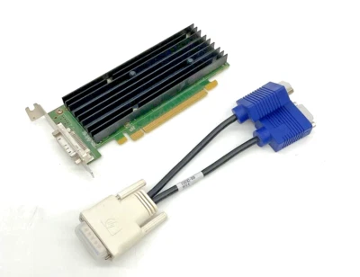 Nvidia Quadro NVS 290 Dual Display 256MB PCI-e x1 Graphics Card VGA DMS 59 LP - Image 1 of 4