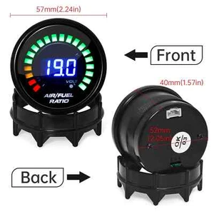 Medidor digital de relación de combustible de aire boost sensor de oxígeno O2 banda estrecha controlador AFR - Imagen 1 de 30