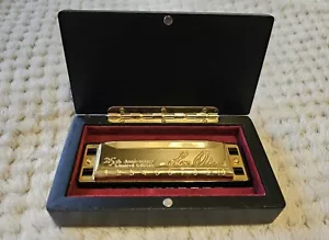 Lee Oskar 25th Anniversary Gold Harmonica in C - very rare collector's item. - Picture 1 of 6